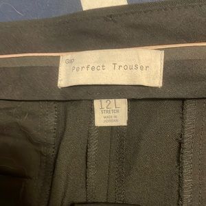Black gap perfect trousers